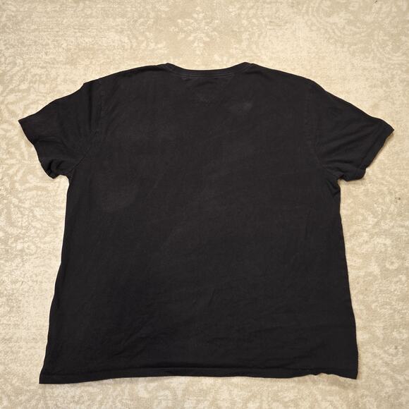 Tommy Hilfiger Black Mens T-shirt XL - Picture 2 of 6